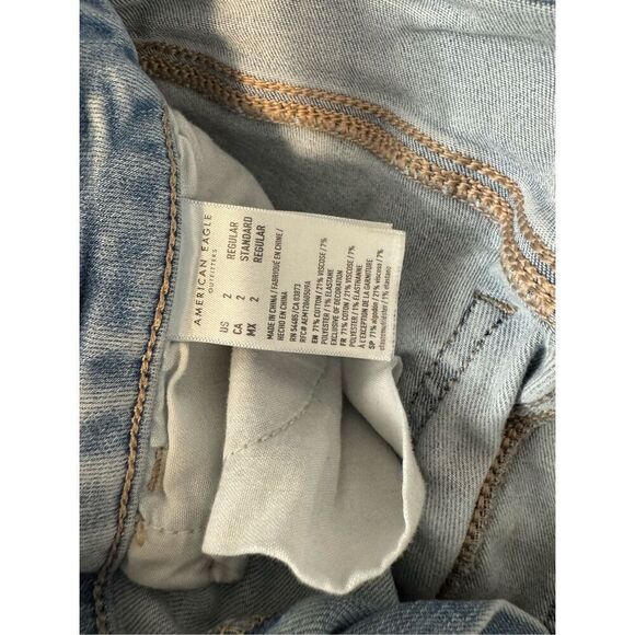 American Eagle hi-rise jeggings next level stretch size 2 - Picture 4 of 12